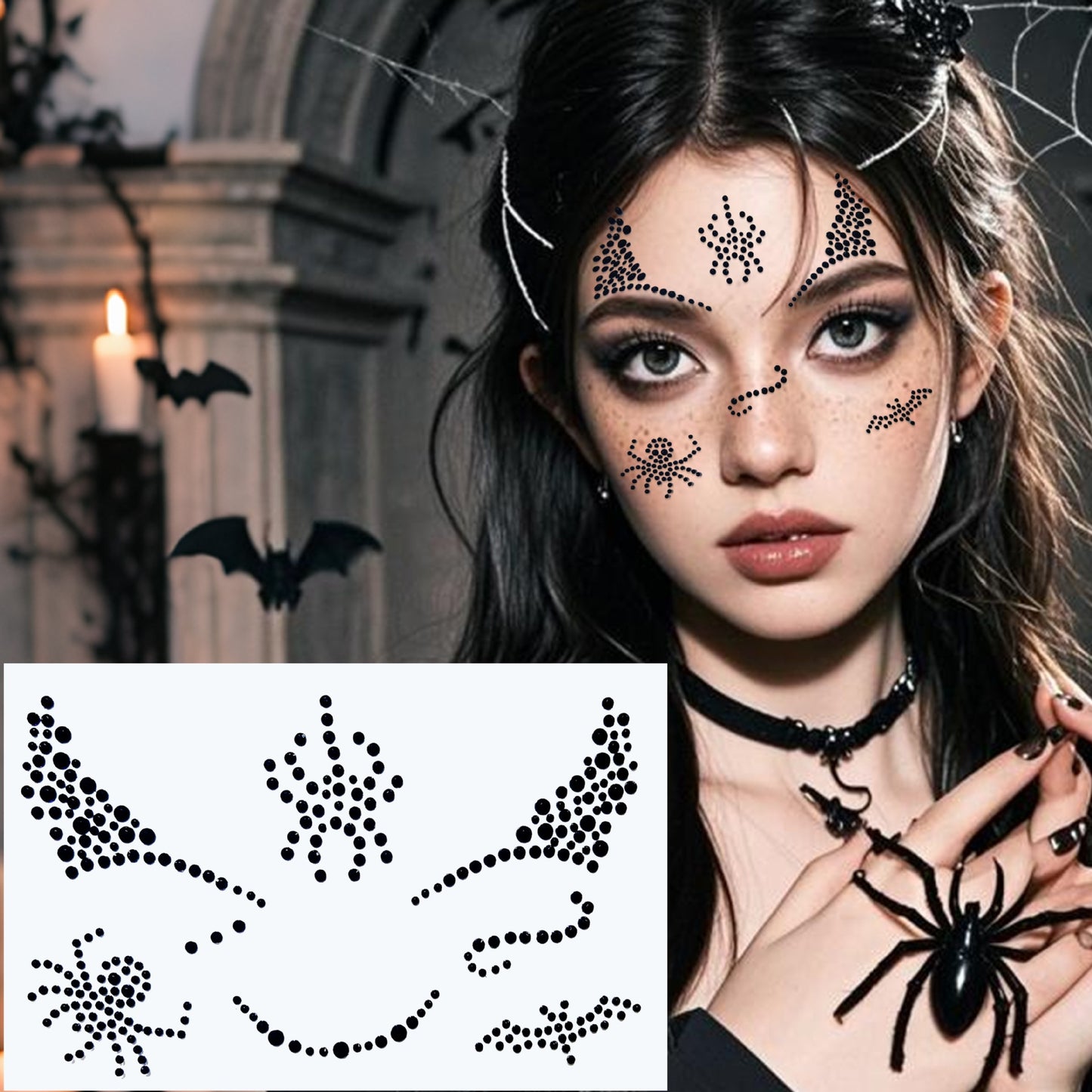 Halloween Face Stickers for Horror Makeup