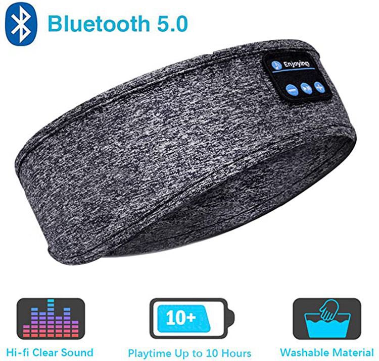 Sleep Eye Mask Headband With Bluetooth For Music