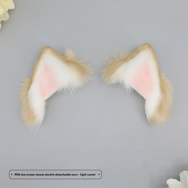 Rechargeable Motorized Cat Ear Headband & a Tail