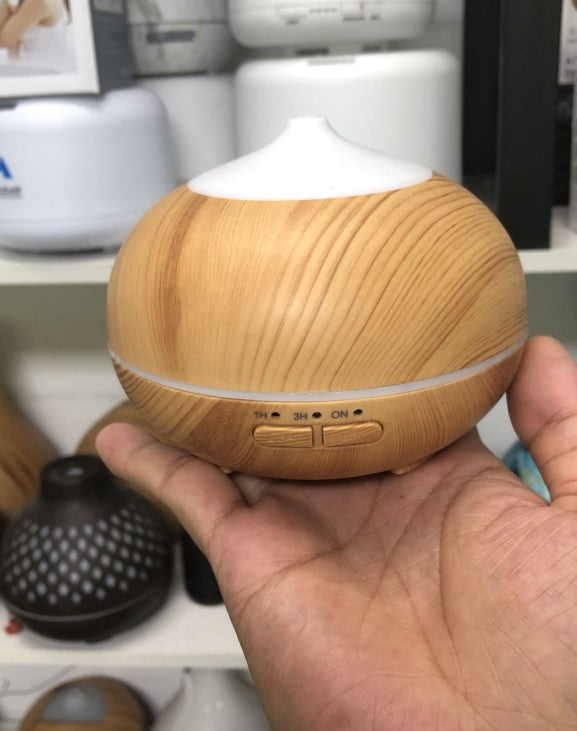 Wood Grain Ultrasonic Essential Oil Aromatherapy Humidifier