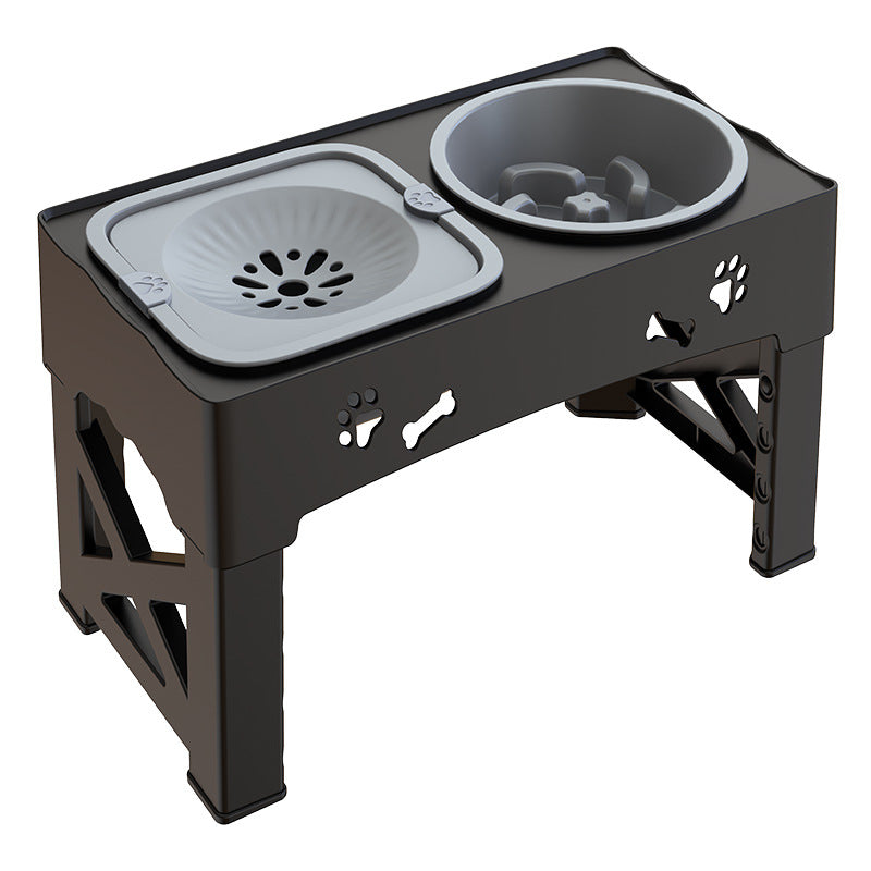 Adjustable Stainless Steel Pet Dog Bowl