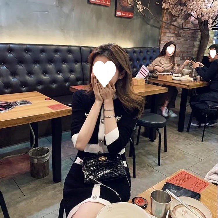 Women's Retro Knitted Dress