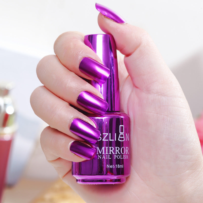 Metallic Mirror Nail Polish - Long Lasting