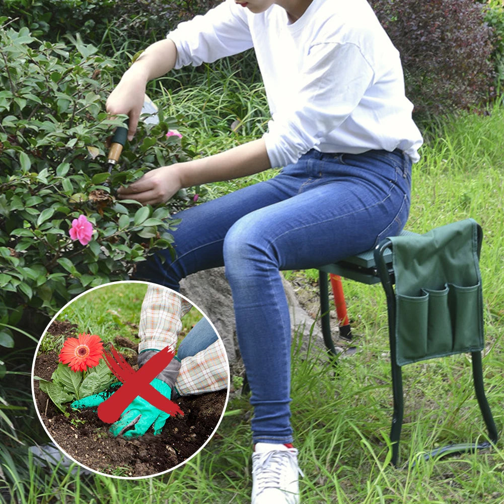 GARDEN KNEELER FOLDING CHAIR