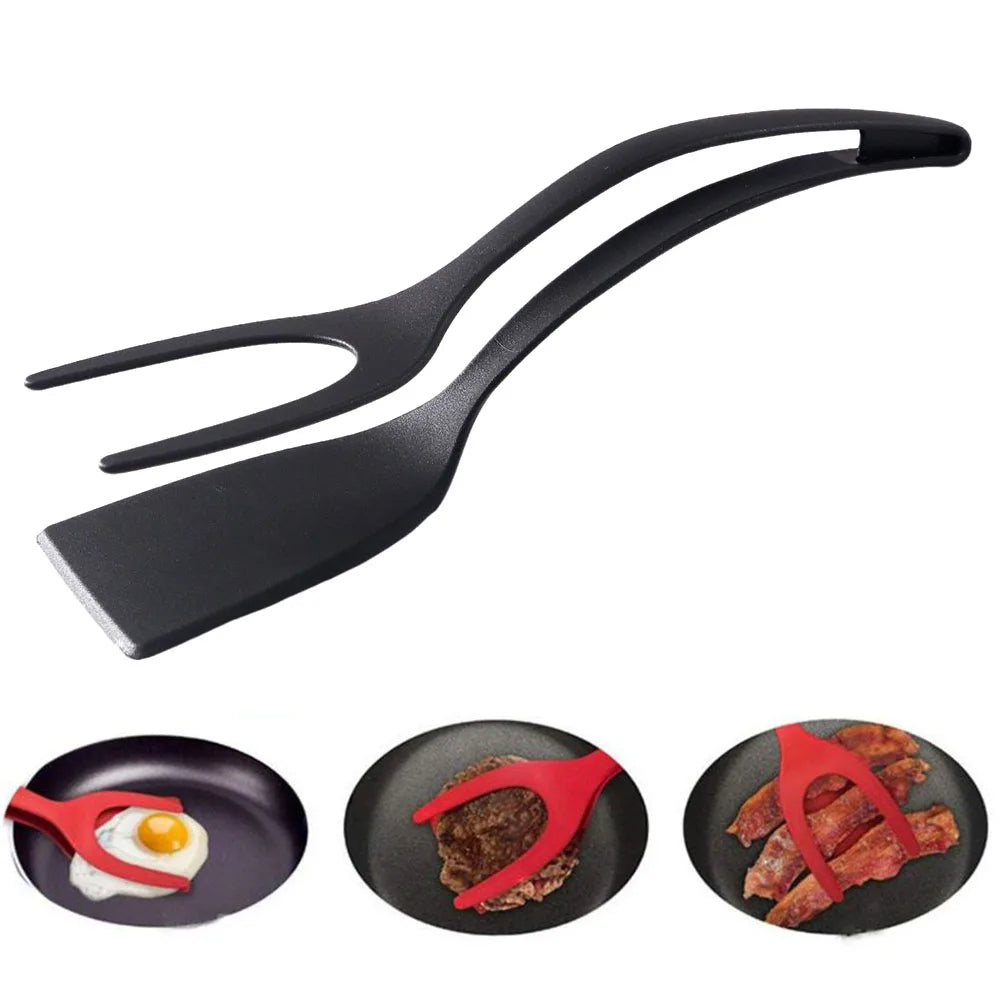 2 In 1 SPATULA TONGS FOR EGGS