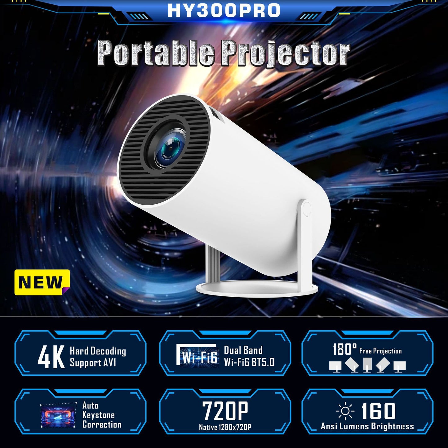 HY300Pro Projector