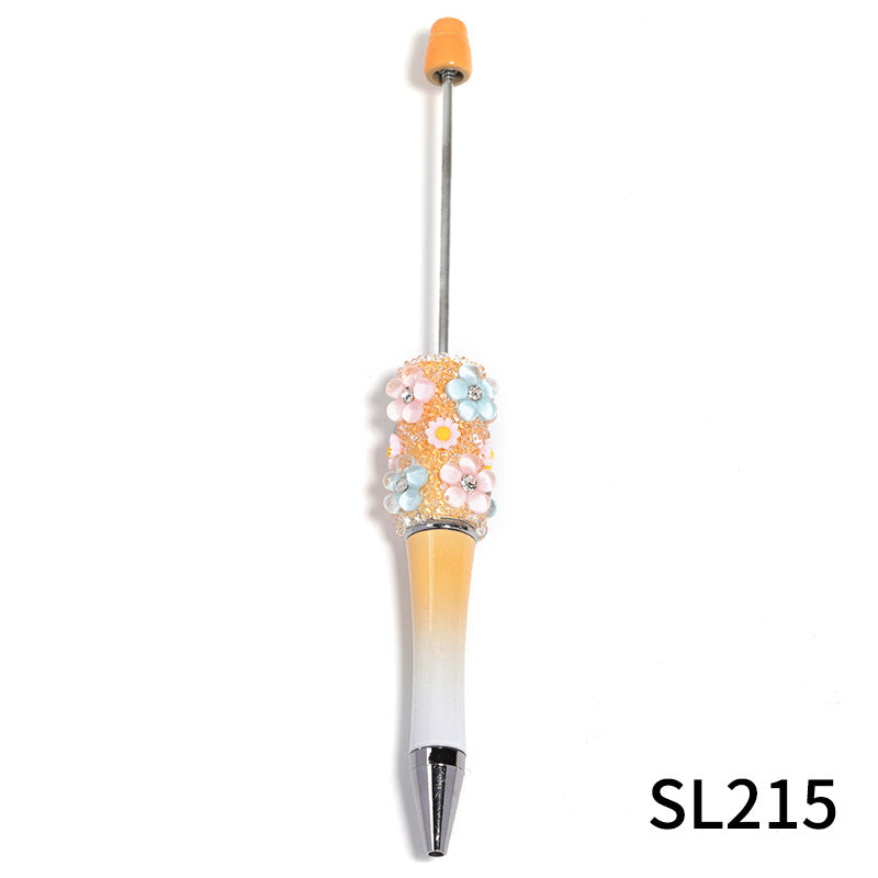 Creative DIY Flower Beaded Ballpoint Pen