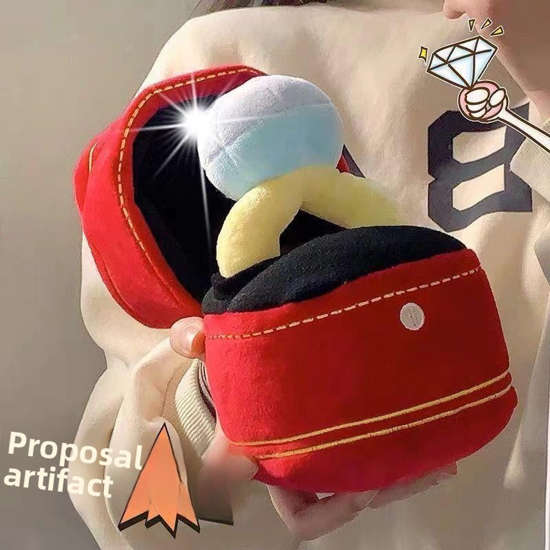 Plush Proposal Ring