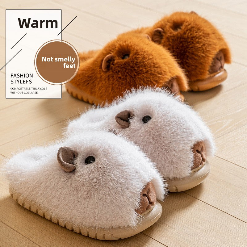 Plush Home Slippers for Women