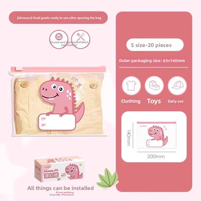 Sealed storage bags for mothers, babies, and children