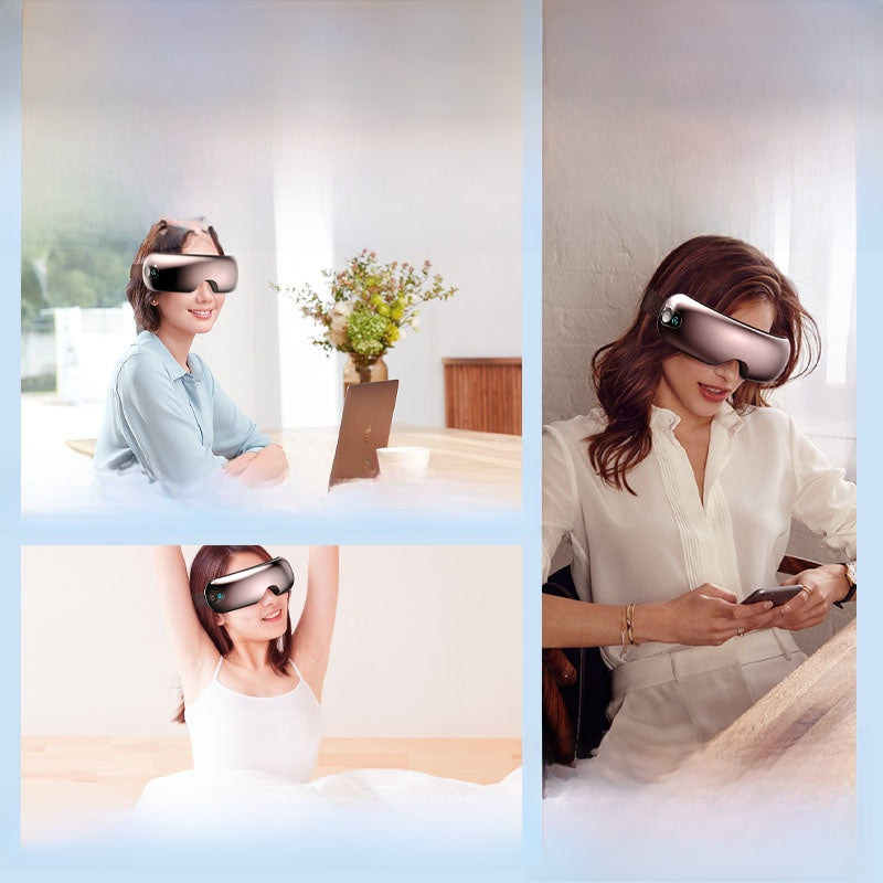 Eye Massager with Heat and Music - Rechargeable + Bluetooth