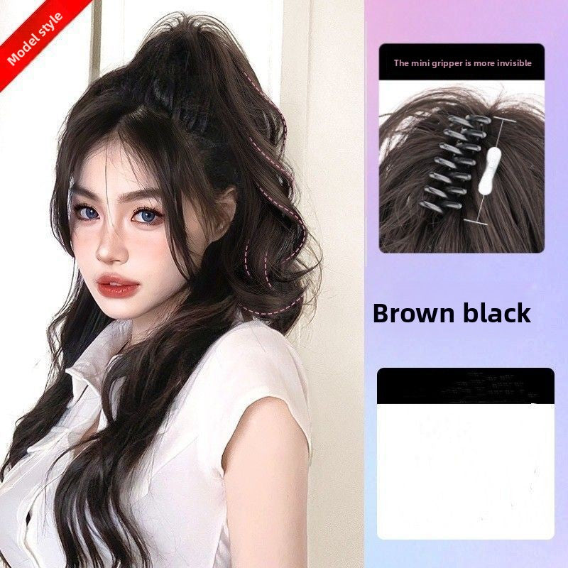 Waterfall Half Tie Clip On Ponytail Wig
