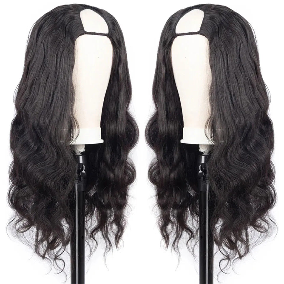 Real Human Hair U Part Wig