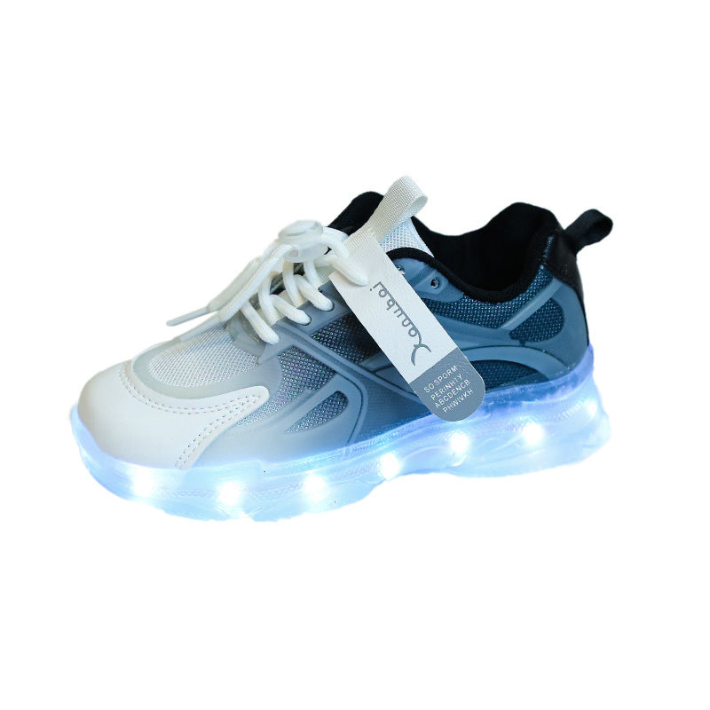 Rechargeable LED Light Up Shoes for Kids - Boys & Girls