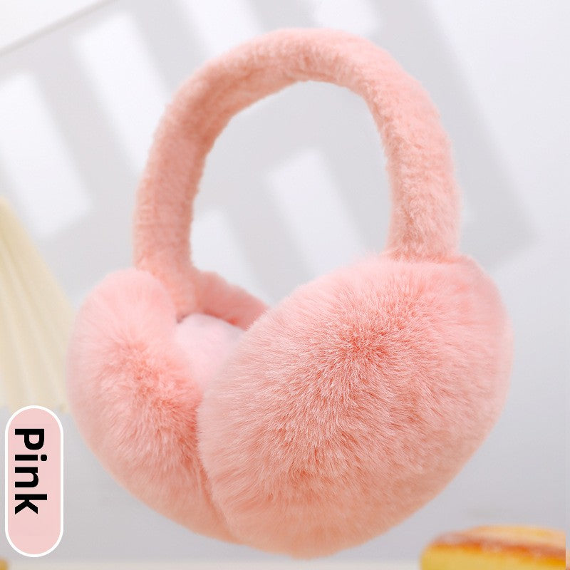 Foldable Plush Winter Earmuffs for Warmth
