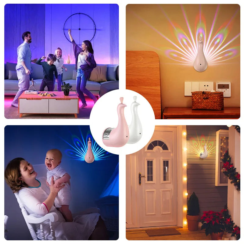 PEACOCK PROJECTOR LAMP