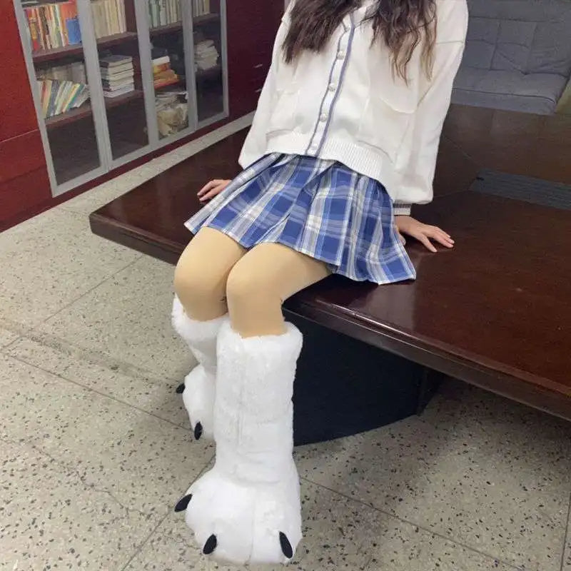 CUTE BEAR CLAW WINTER BOOTS