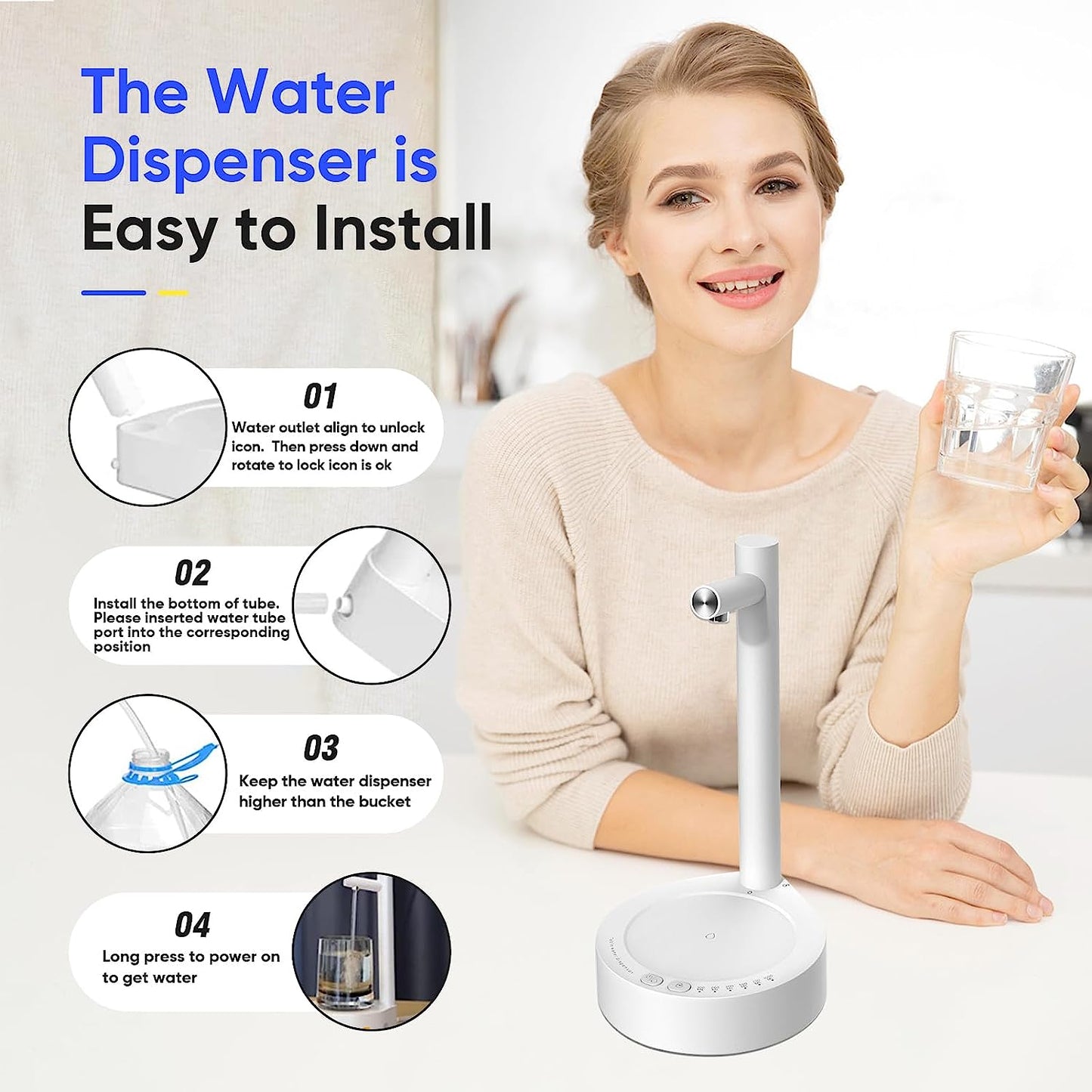 AUTOMATIC DESKTOP WATER DISPENSER