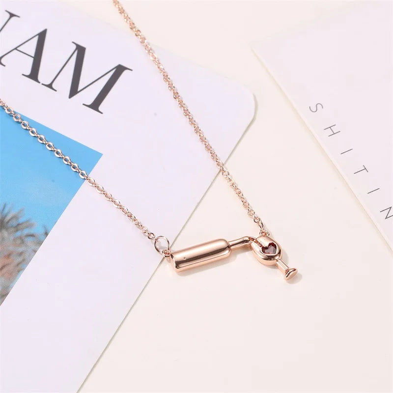 WINE BOTTLE NECKLACE