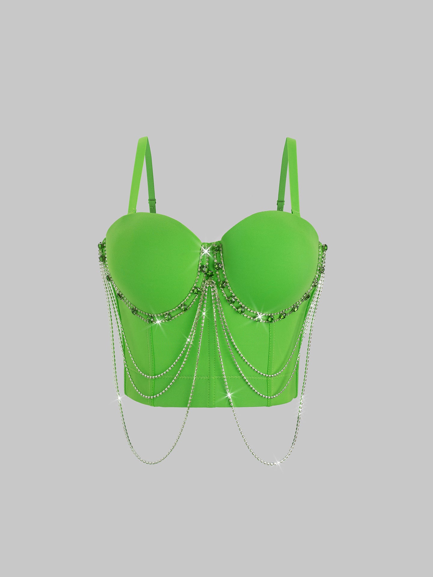 Sexy Rhinestone Chain Suspender Top for Women