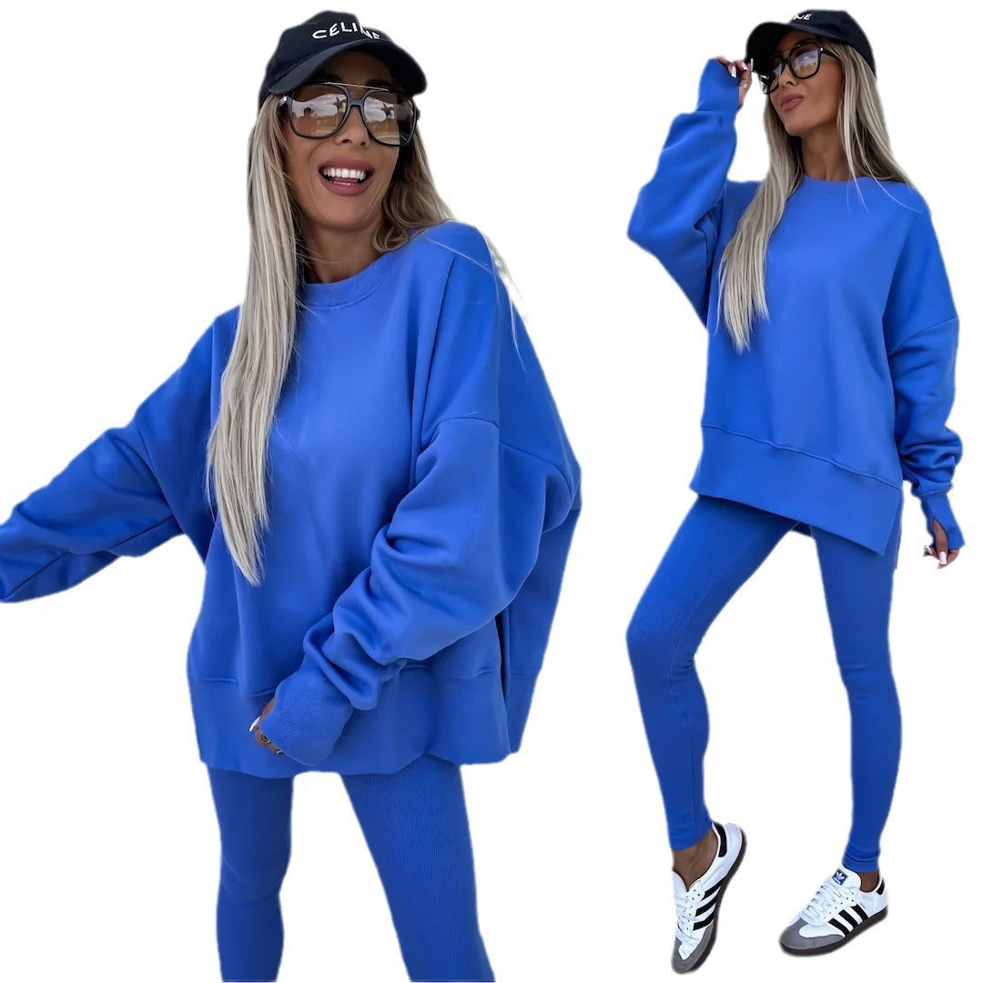 Women's Casual Sweatshirt and Pants Set