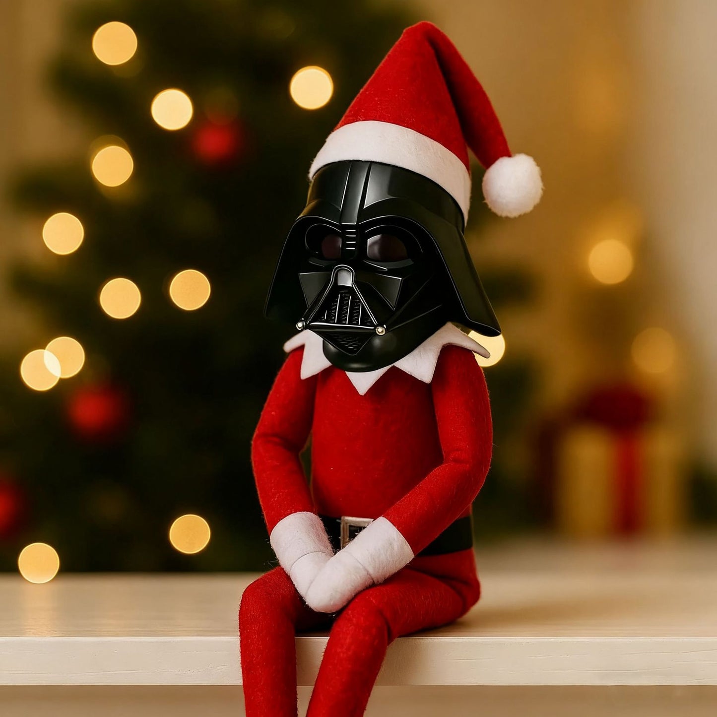 Christmas Elf Doll Stormtrooper Style Holiday Decoration