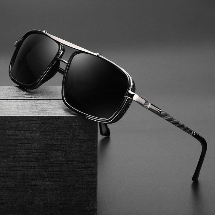 Thickened Edge Double Bridge Sunglasses