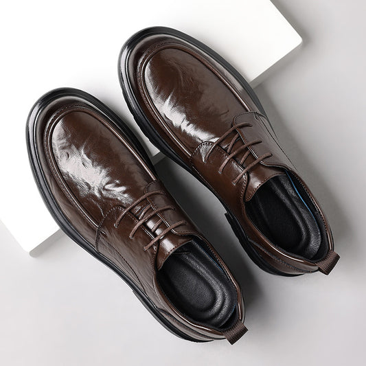Men's leather shoes