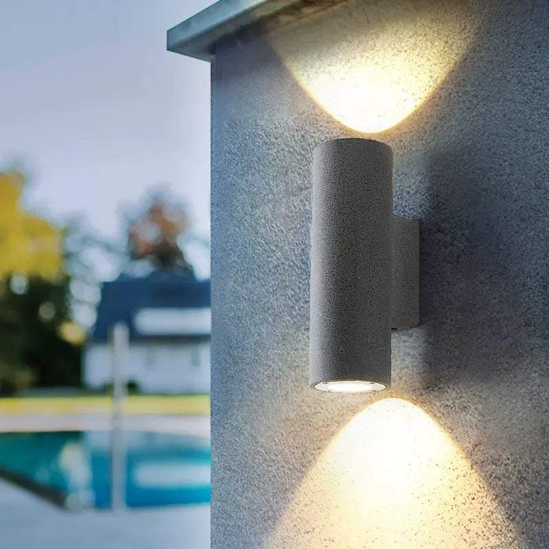 Waterproof Dual-Head Outdoor Wall Lamp with LED Light