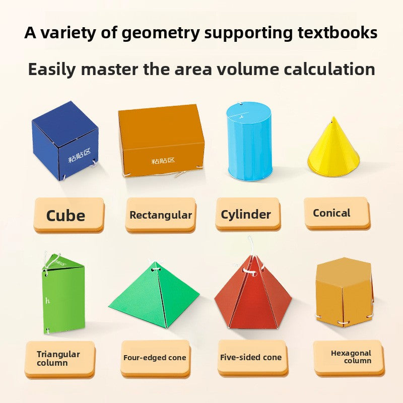 DIY Geometry Activity Book for Kids: Spatial Learning