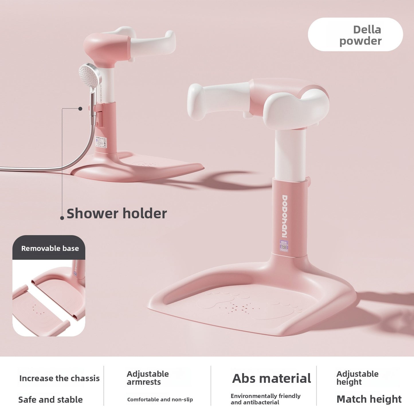 Foldable Baby Standing Bath Rack