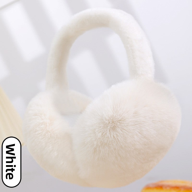 Foldable Plush Winter Earmuffs for Warmth