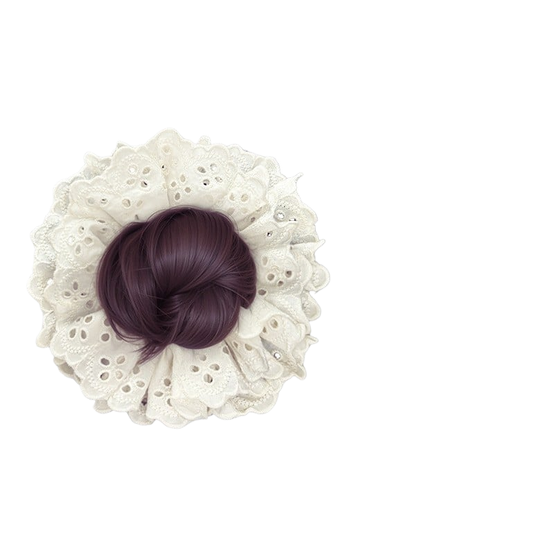Lace Hair Bun for Women