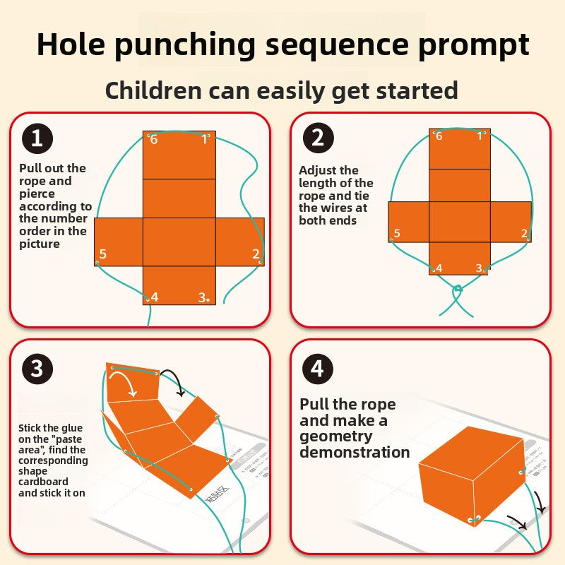 DIY Geometry Activity Book for Kids: Spatial Learning
