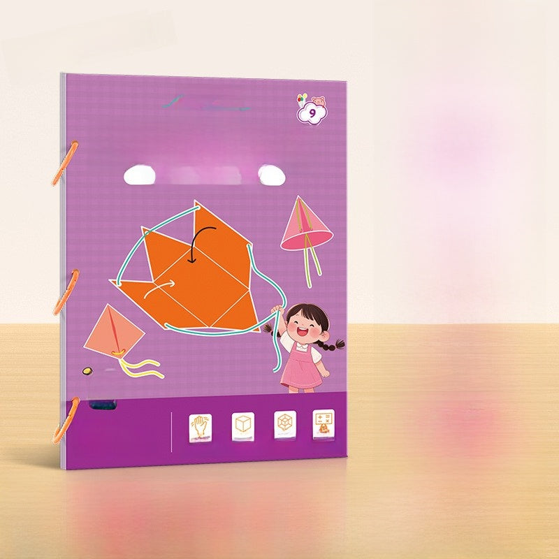 DIY Geometry Activity Book for Kids: Spatial Learning