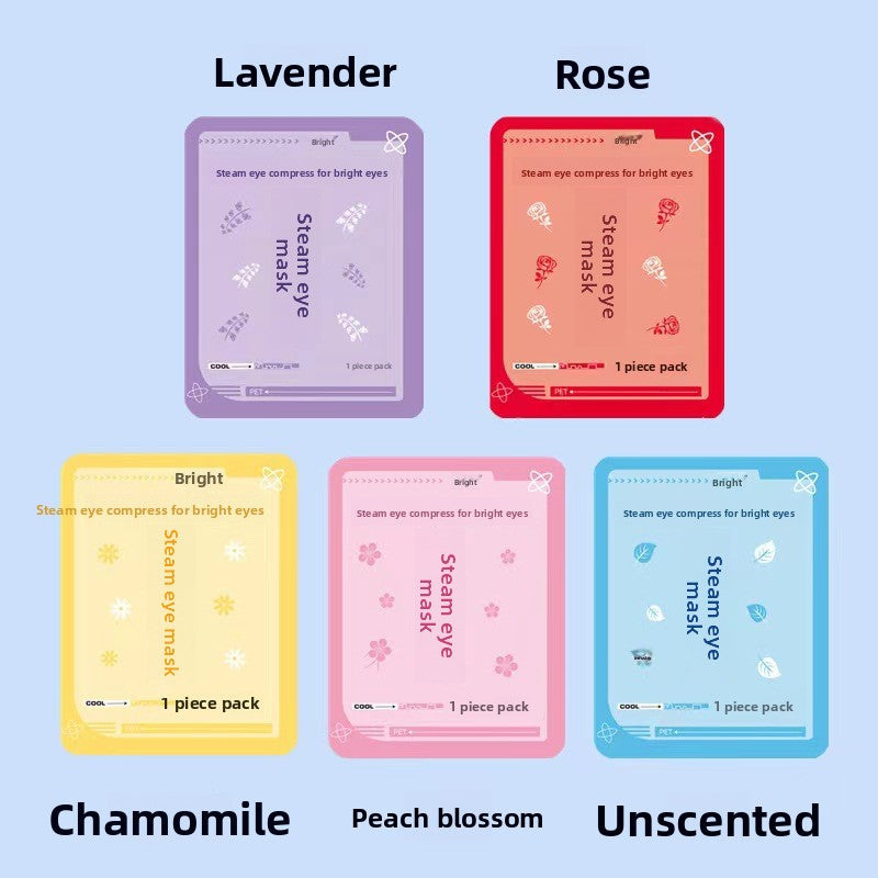 Disposable Self-Heating Steam Eye Mask for Relaxation