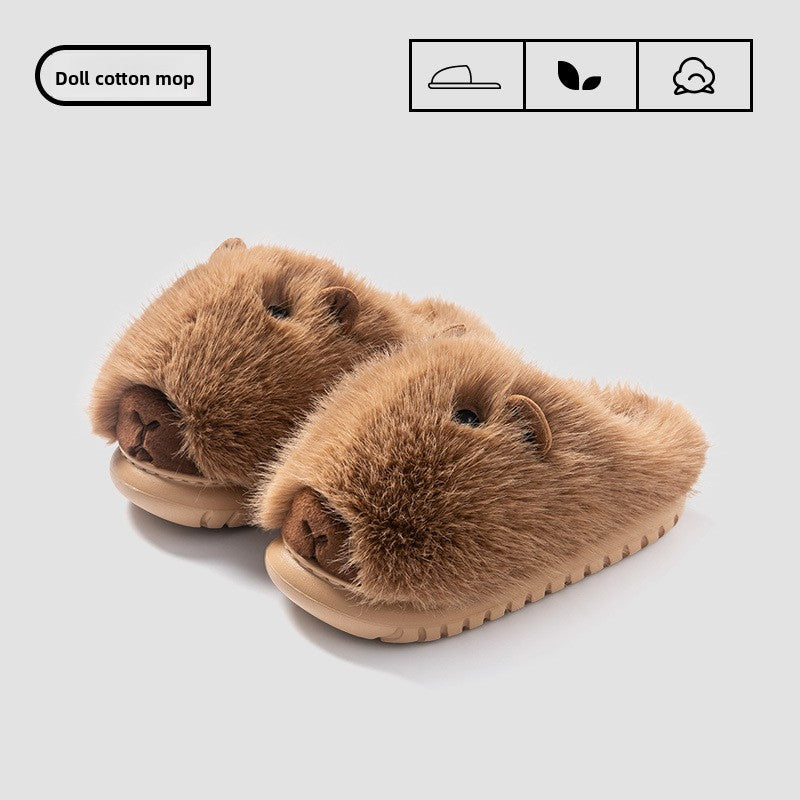 Plush Home Slippers for Women