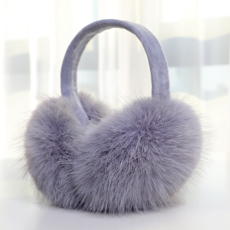 Foldable Plush Winter Earmuffs for Warmth
