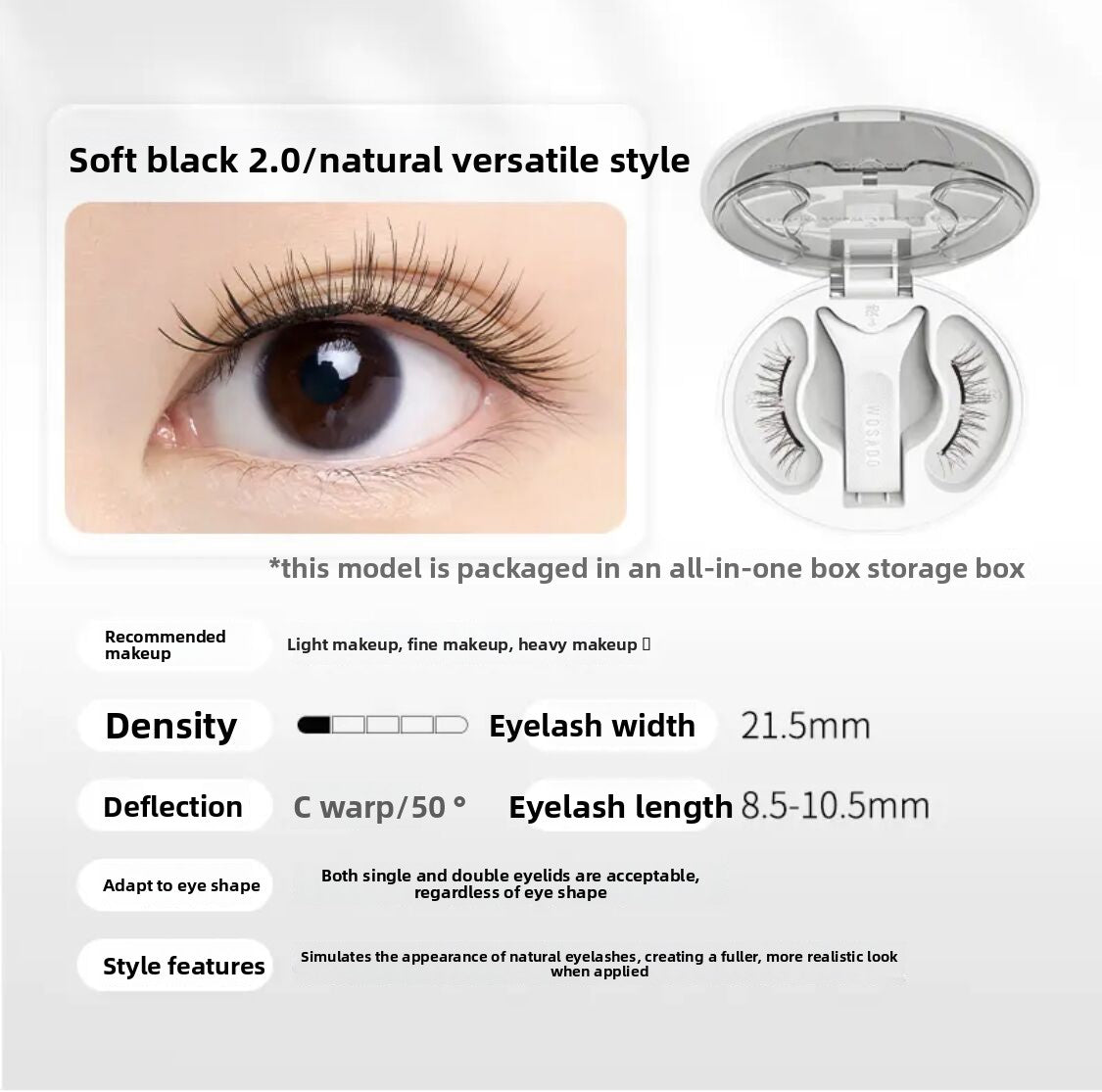 Magnetic Eyelashes for a Natural Look