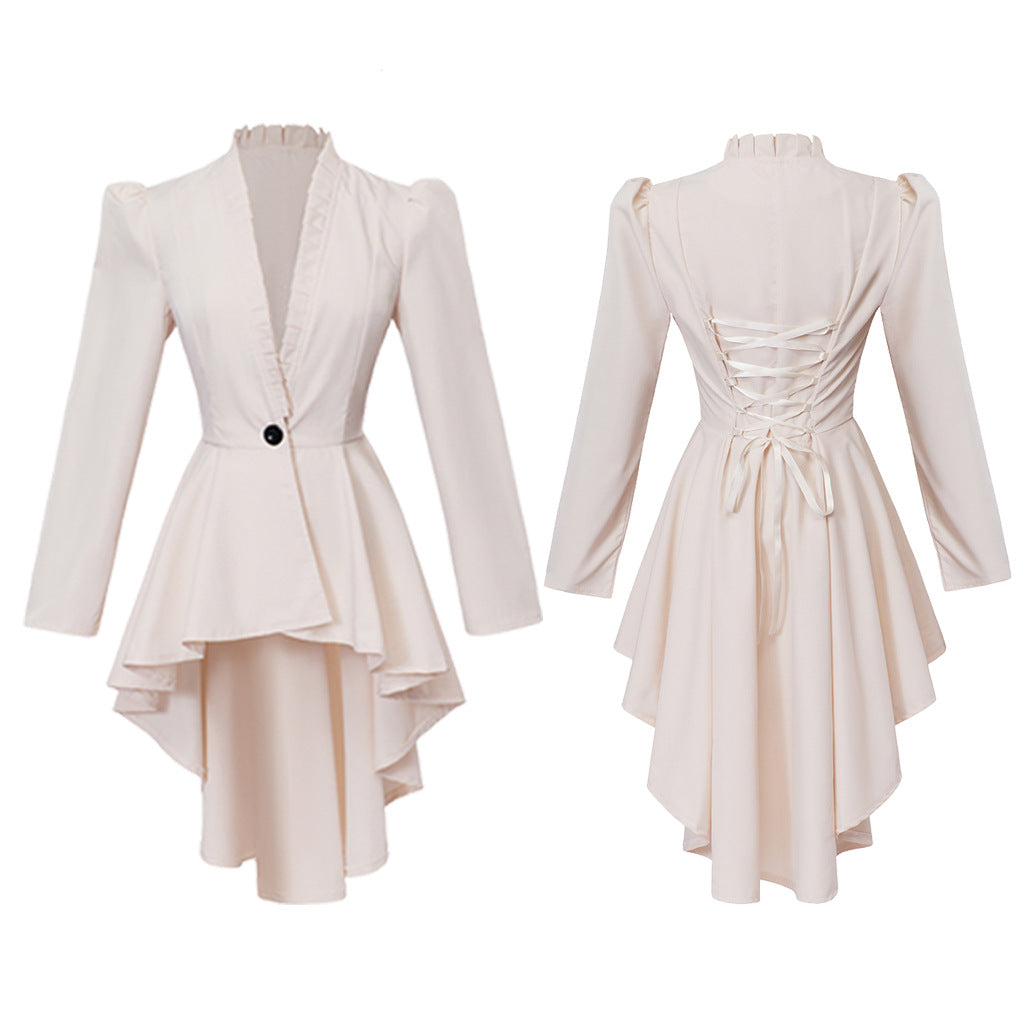 Victorian Steampunk Women's Tuxedo Dress