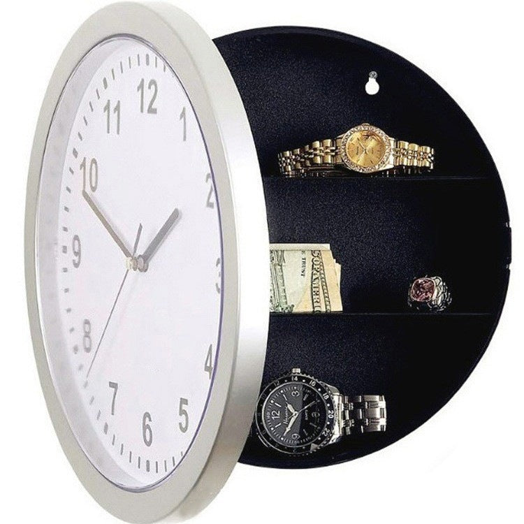 Creative Hidden Wall Safe Clock with LED Display