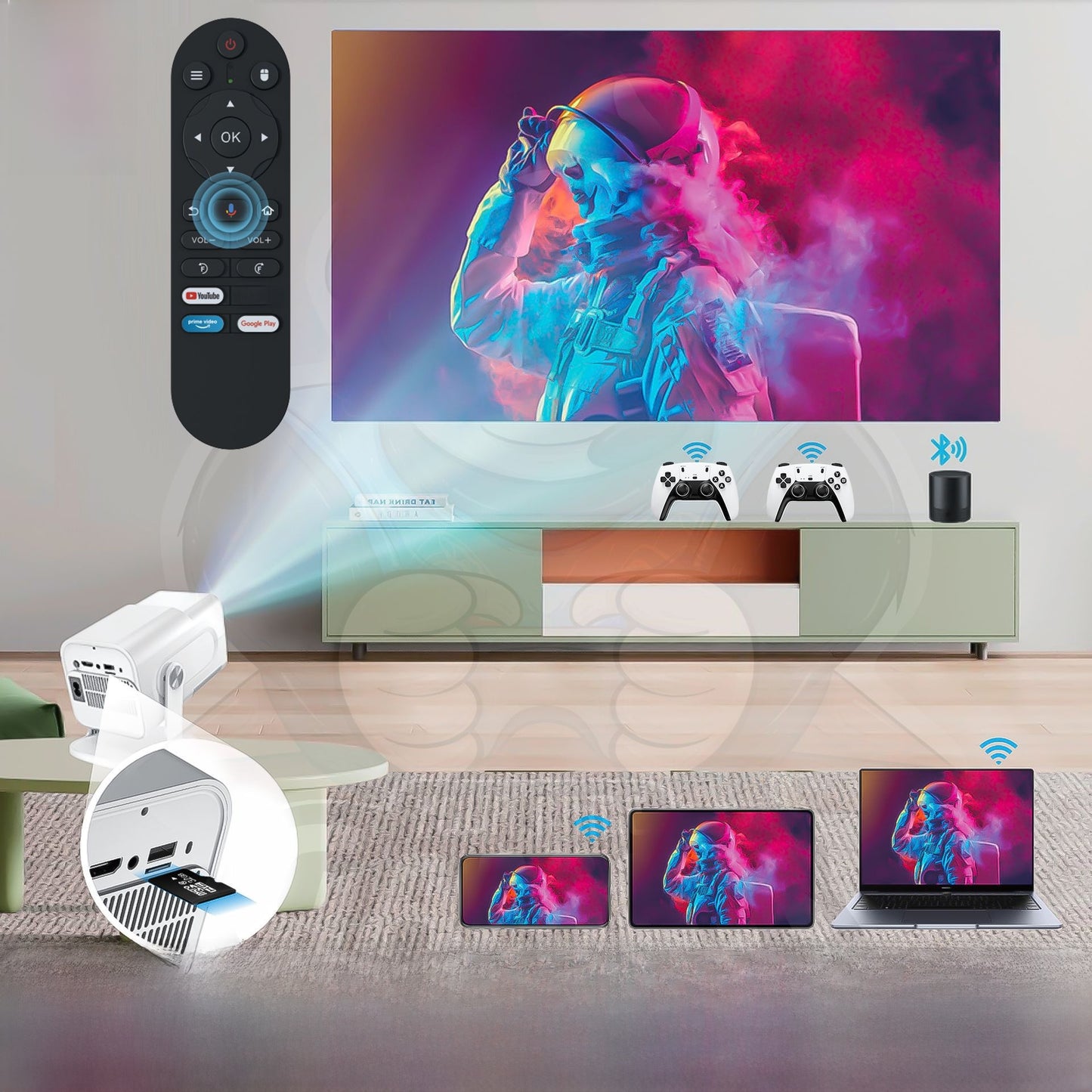 MAX Projector Game 2-in-1 Combo