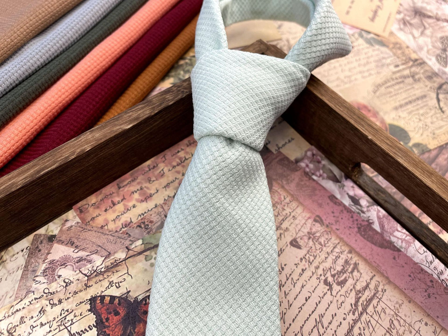 Cotton Knit Tie