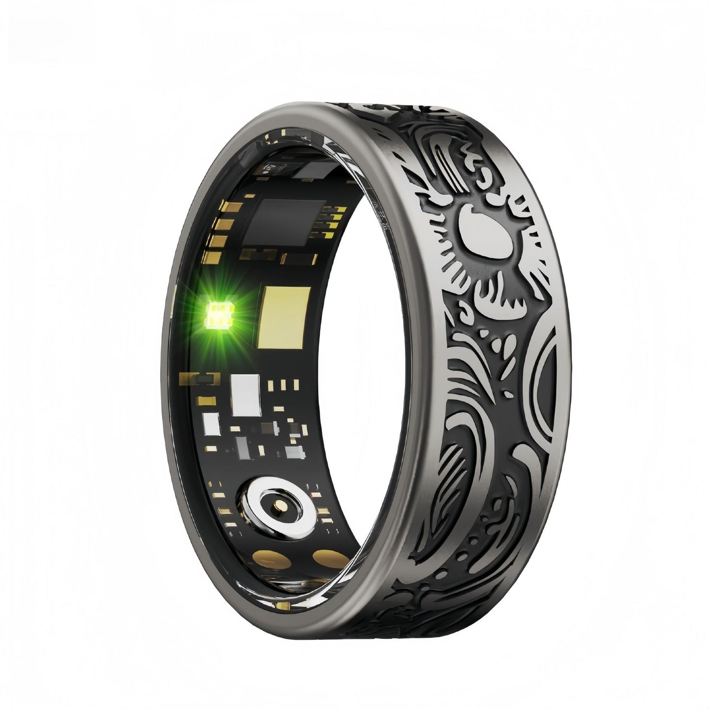 Smart Ring W9 Unisex Health Fitness Tracker Heart Rate Blood Oxygen Sleep Monitor