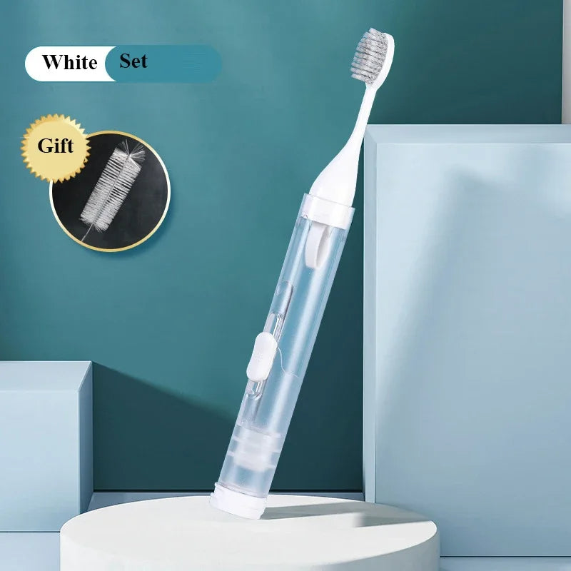 PORTABLE 3 IN 1 TOOTHBRUSH