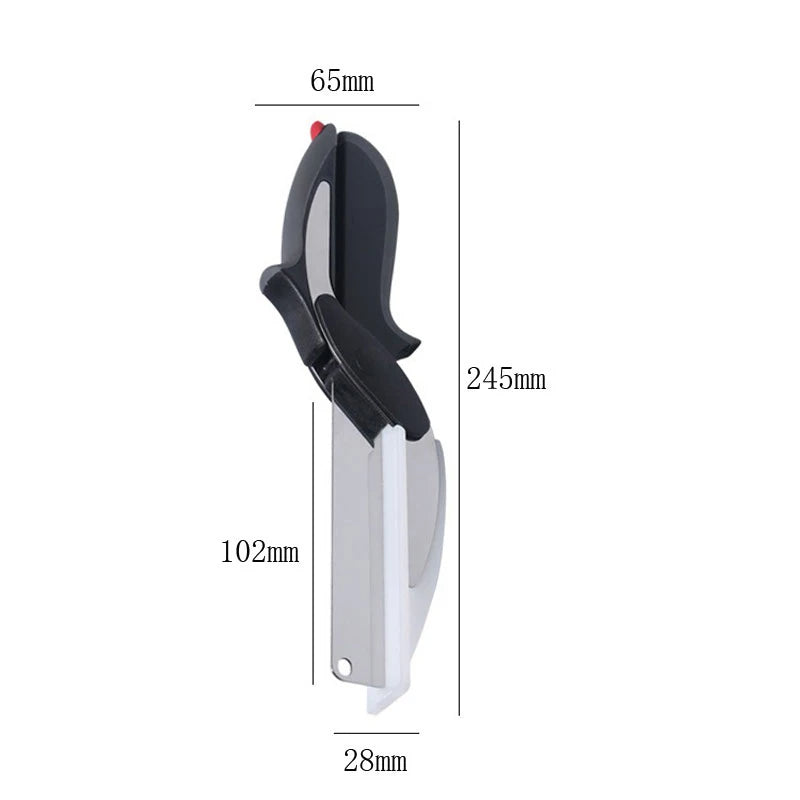 KITCHEN SCISSORS WITH CUTTING BOARD