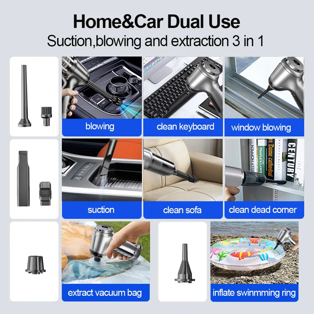 CAR VACUUM CLEANER & BLOWER