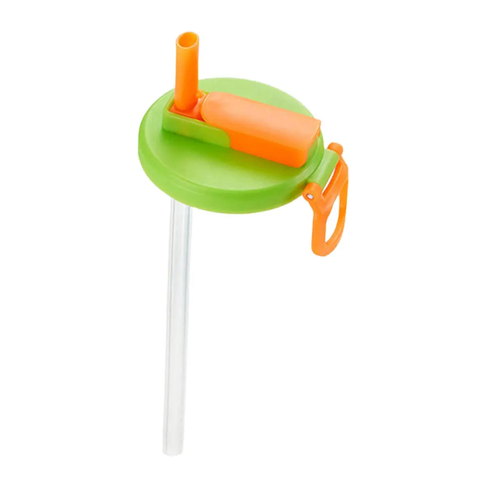 SODA LID COVER WITH STRAW