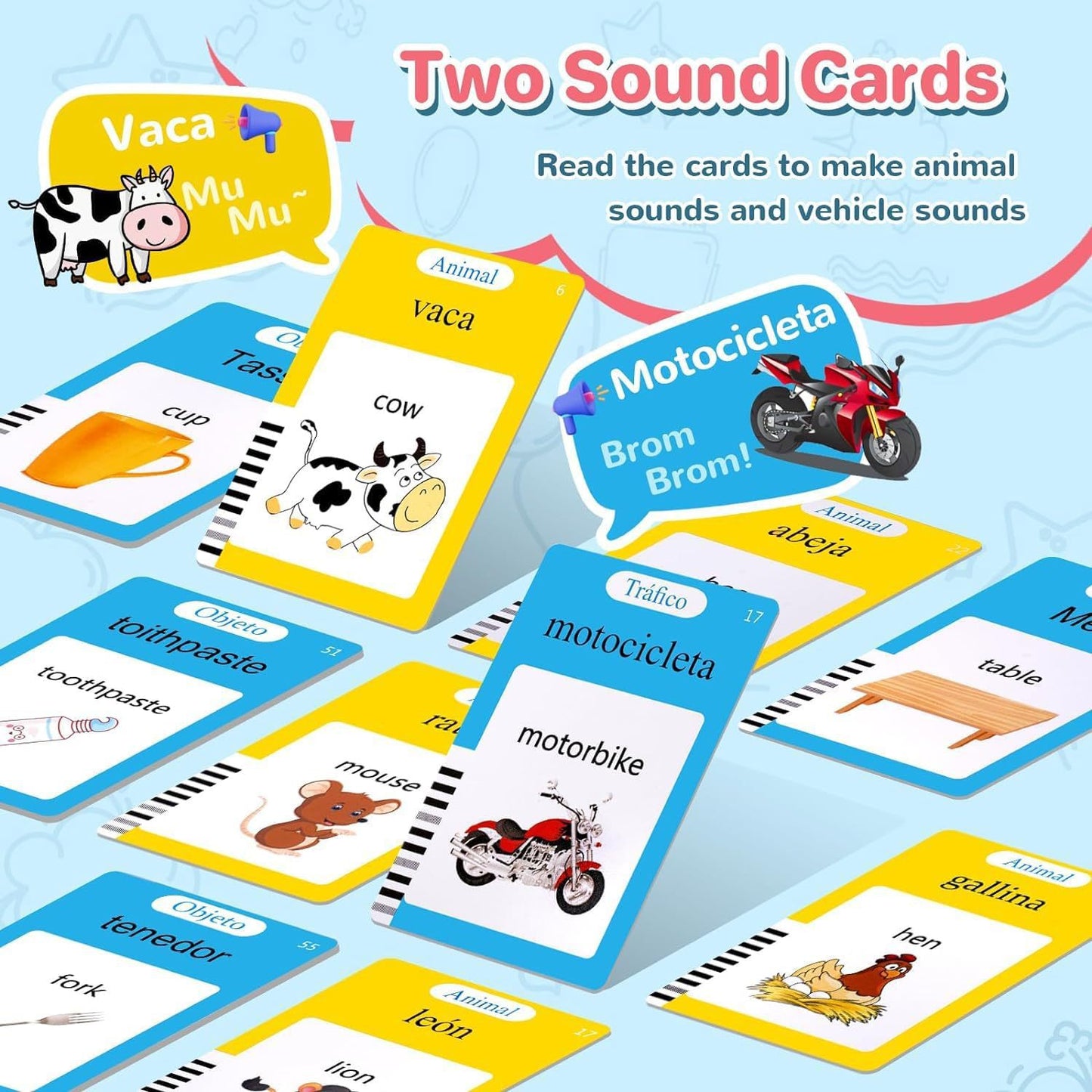 Flash Cards Early Education Learning Machine - Spanish Talking