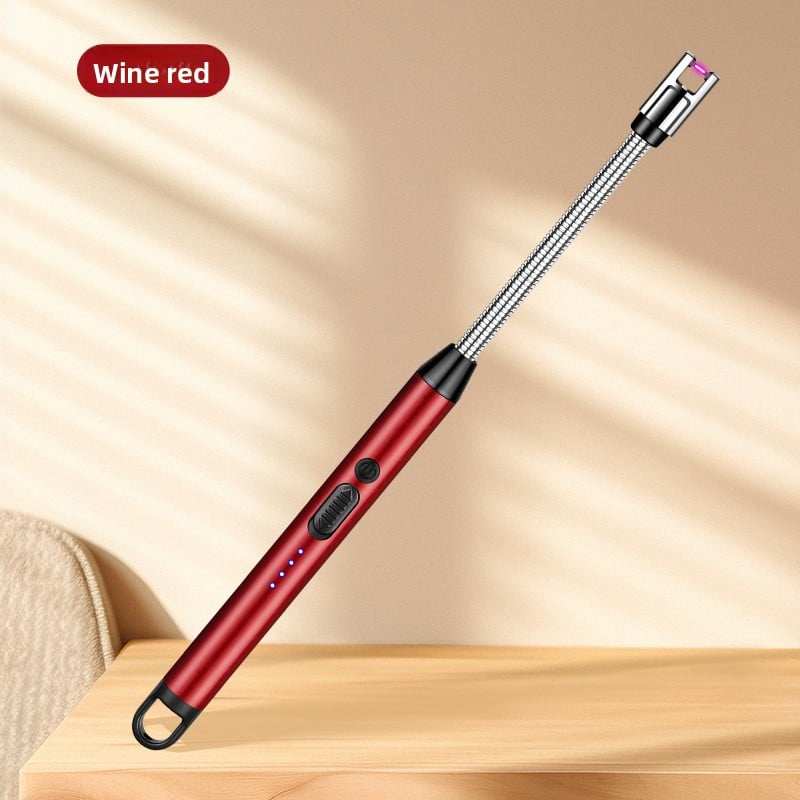 Extended Windproof Pulse Ignition Gun for Gas Stove and Candle Lighter